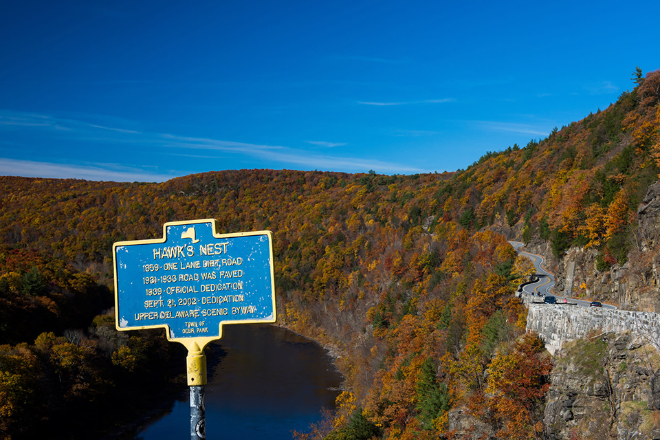 Route 97 offers a beautiful, scenic Catskills drive.