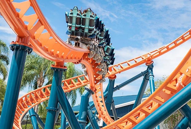 Ice Breaker Roller Coaster SeaWorld Orlando