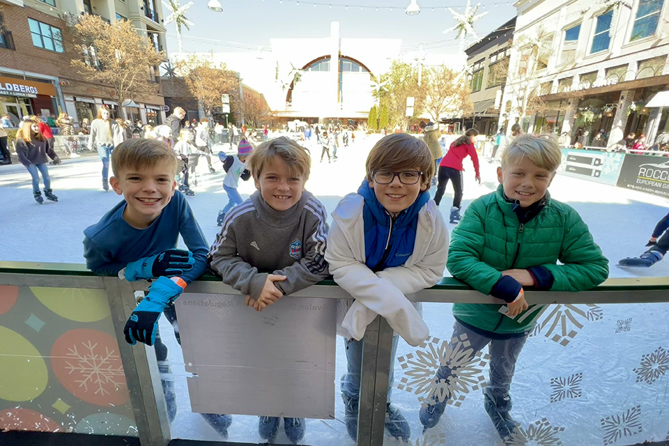 Lace up for ice skating in Atlanta at Avalon! Photo by Claire Robinson