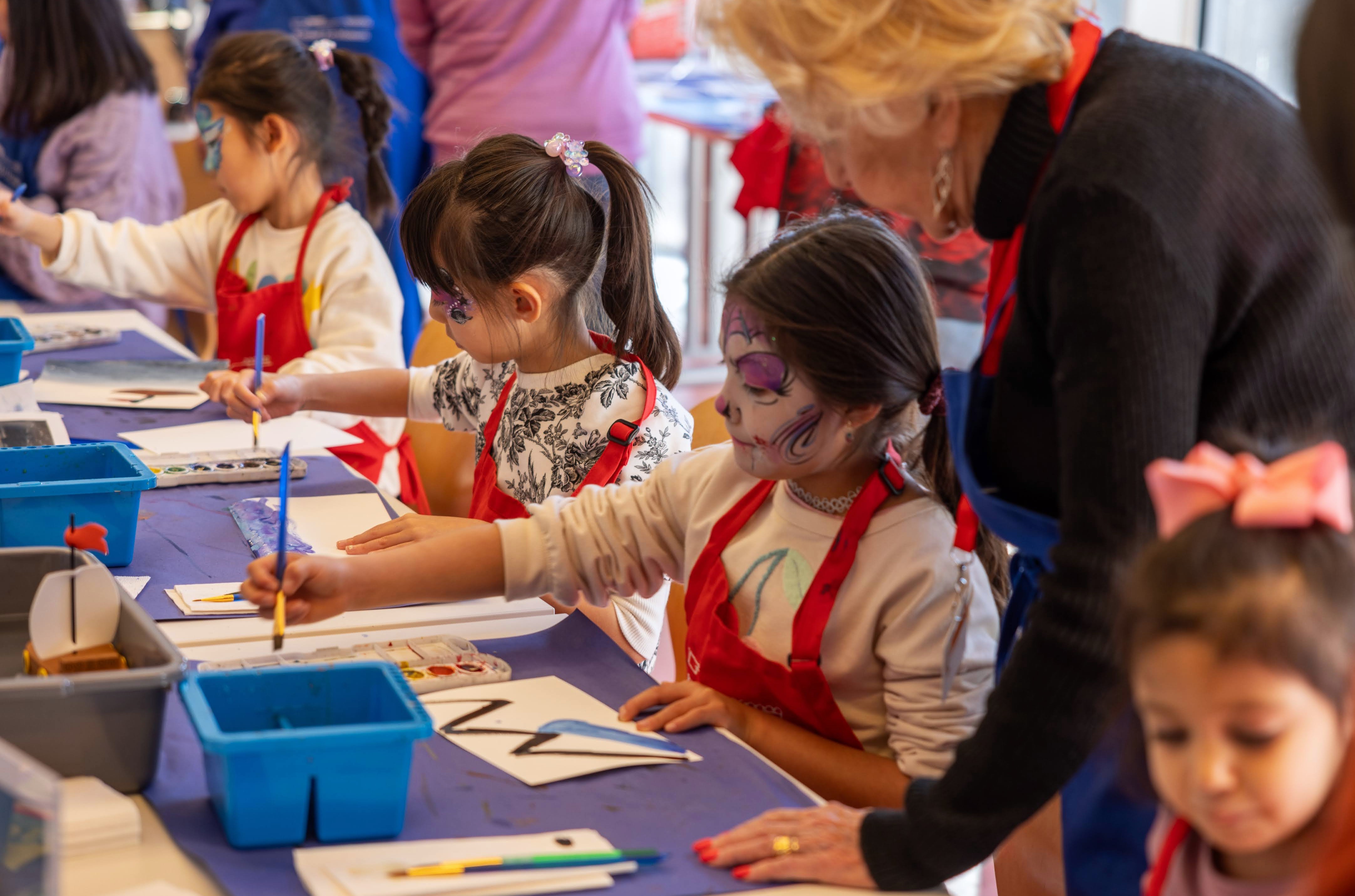 Family Festival at the Kimbell Museum is a day full of arts & crafts classes, story times, live shows,  and more. Photo by Robert LaPrelle, Kimbell Art Museum
