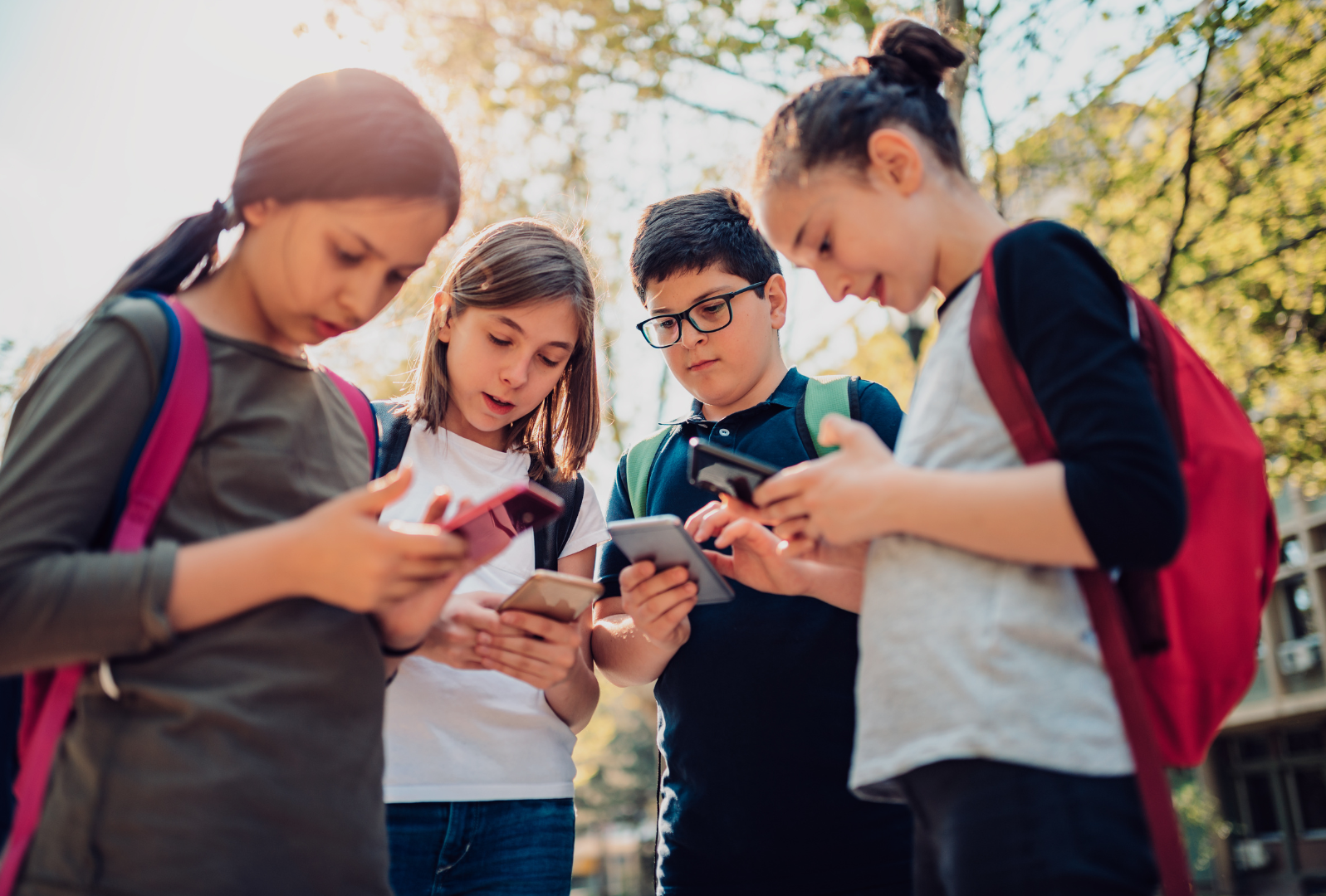 Be very careful about which apps you allow your kids to have. Photo via canva.com