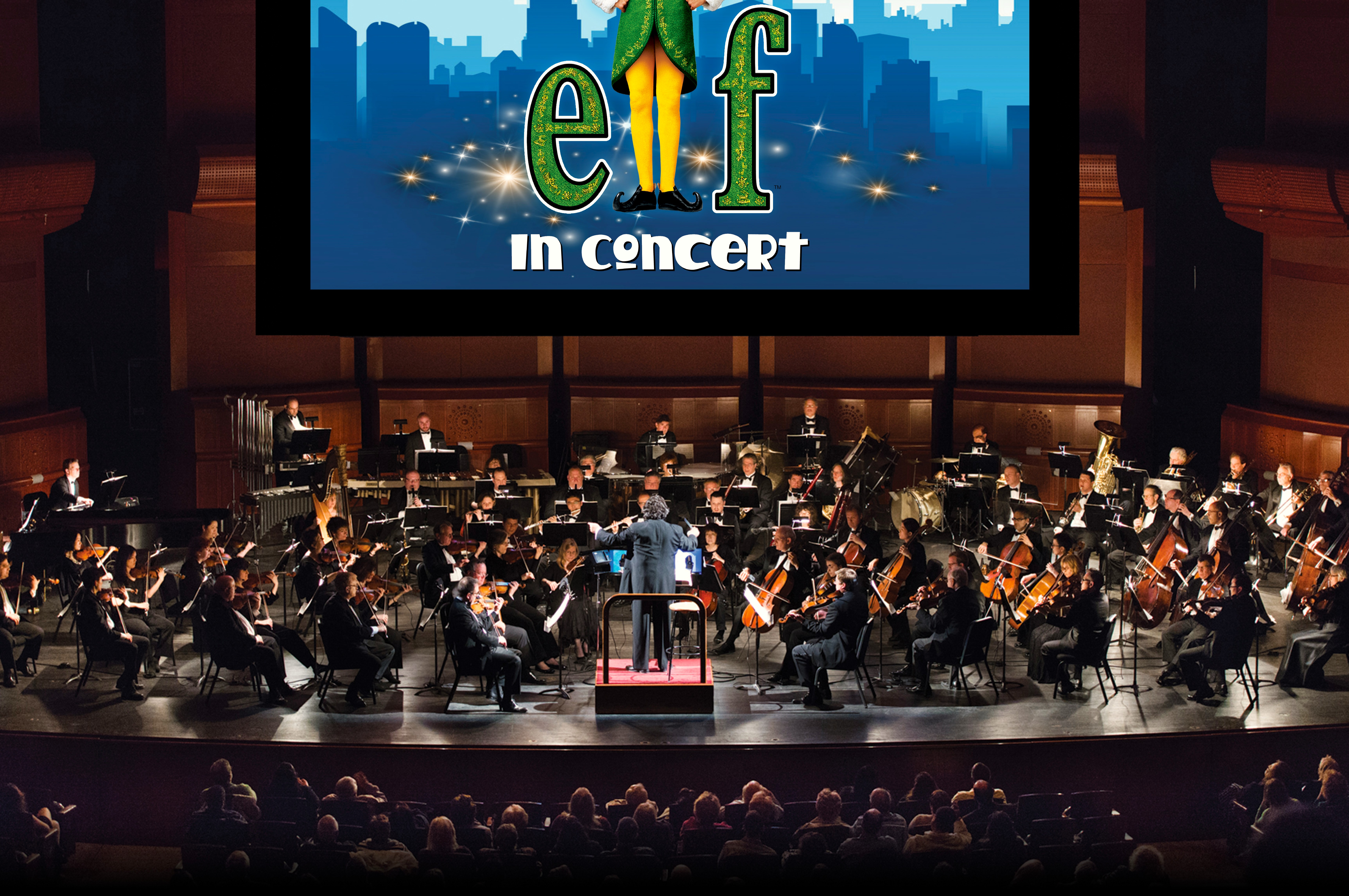 A live orchestra provides the soundtrack for this Christmas classic on the big screen. Photo courtesy of the New Jersey Symphony