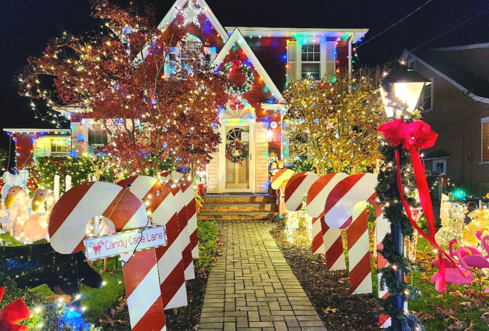 The Fanwood's Famous Christmas House is one of the most spectacular seasonal sights in New Jersey. Photo courtesy of the family