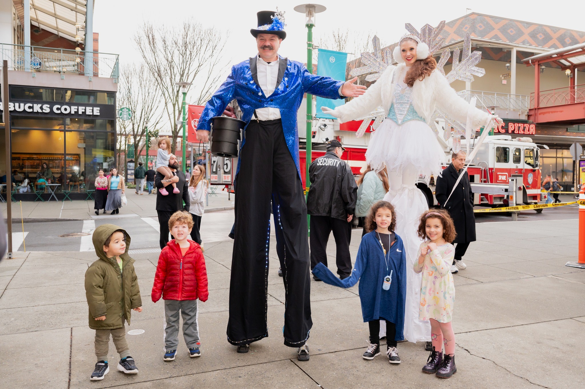Take in the show at the Ridge Hill menorah lighting. Photo courtesy of Ridge Hill