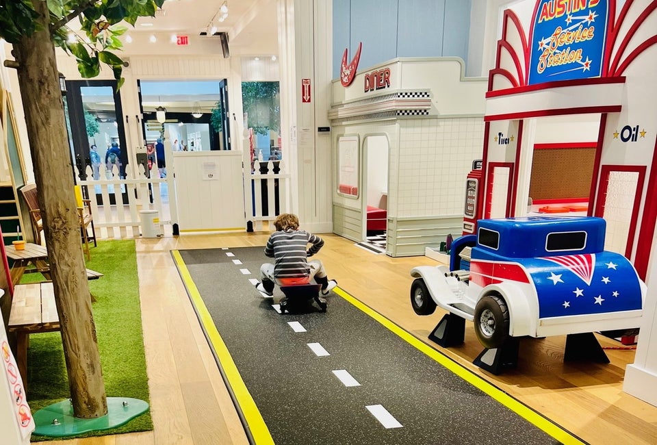 Veer over to pretend play at Imagination City. Photo by the author