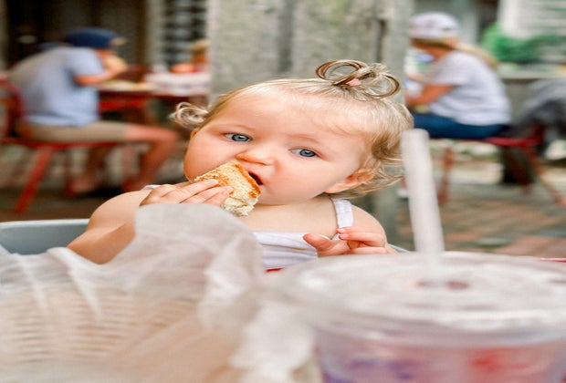 Photo of child eating - Visiting Nantucket with Kids