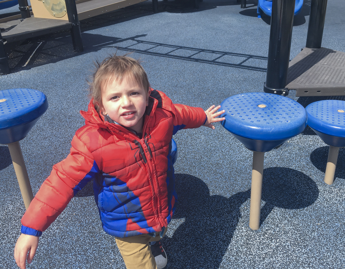 Maplewood Park in Bucktown is made entirely for little ones.  Photo courtesy of the author