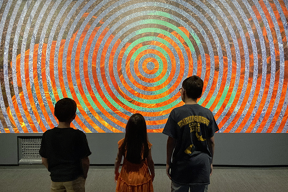 Get drawn into the art at the Morris Museum next time you're looking for indoor activities for kids in New Jersey. Photo by Kaylynn Chiarello Ebner