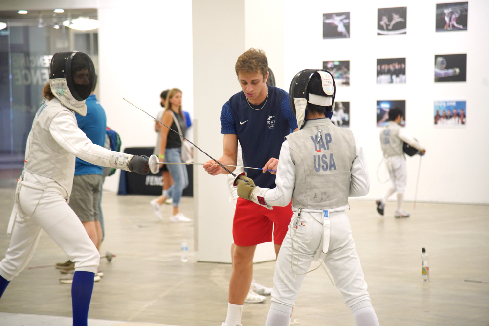 Get hands-on, free, instruction from an Olympian! Photo courtesy of  The Nick Itkin Foundation