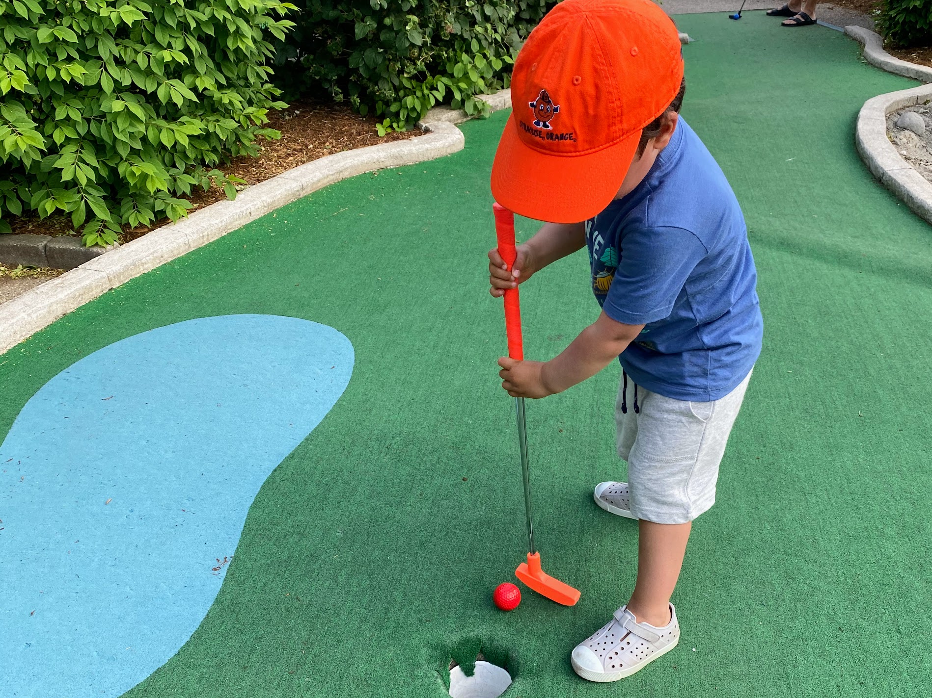 Just tap it in! Photo provided by Kelly Patino for Mommy Poppins