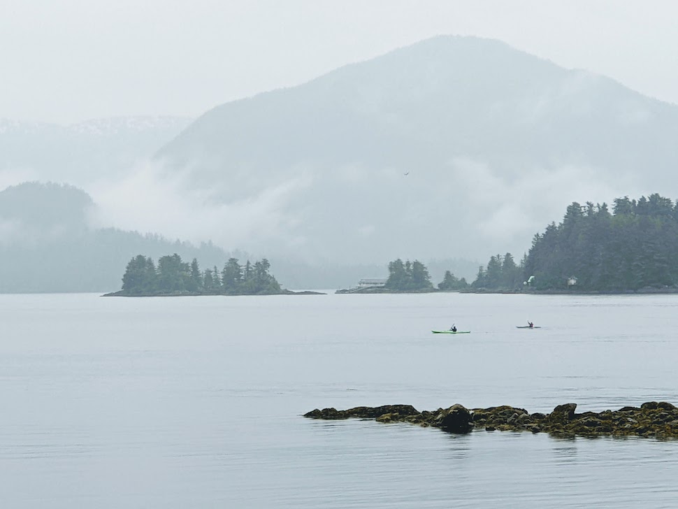 See the view of the bay from the local Sitka library.