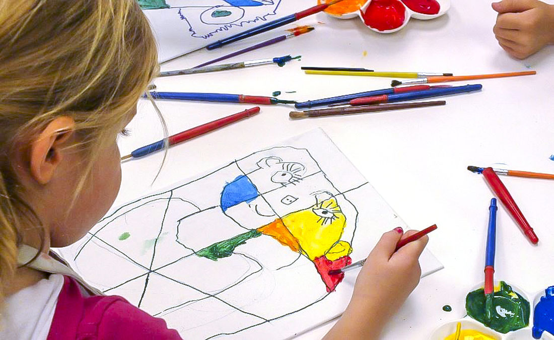 Kidcreate Sutdio offers both themed and general art classes. Photo courtesy of Kidcreate Studio 