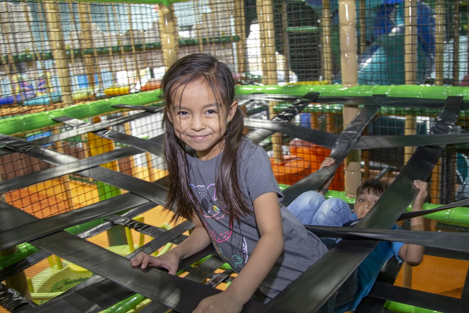 Kids can climb to their hearts content at Kidtastic.