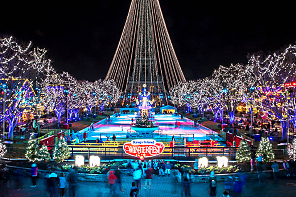 Enjoy the rides or the holidays at the King's Island amusement park near Cincinnati. Photo courtesy of King's Island