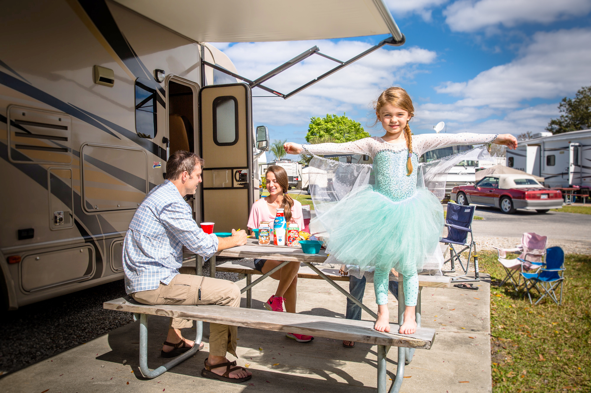 Your little princess will delight in a visit to Orlando/Kissimmee KOA. Photo courtesy of KOA Campgrounds