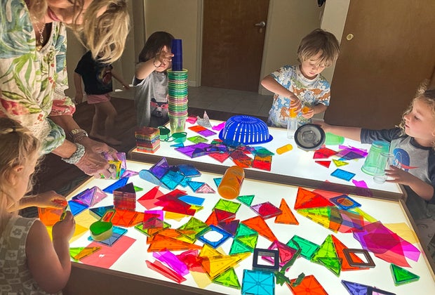 The light lab at Imaginology Kids 