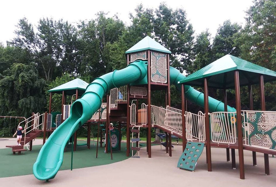 Enjoy the climbing structures Laurel Acres Park. Photo courtesy of Mt. Laurel Township