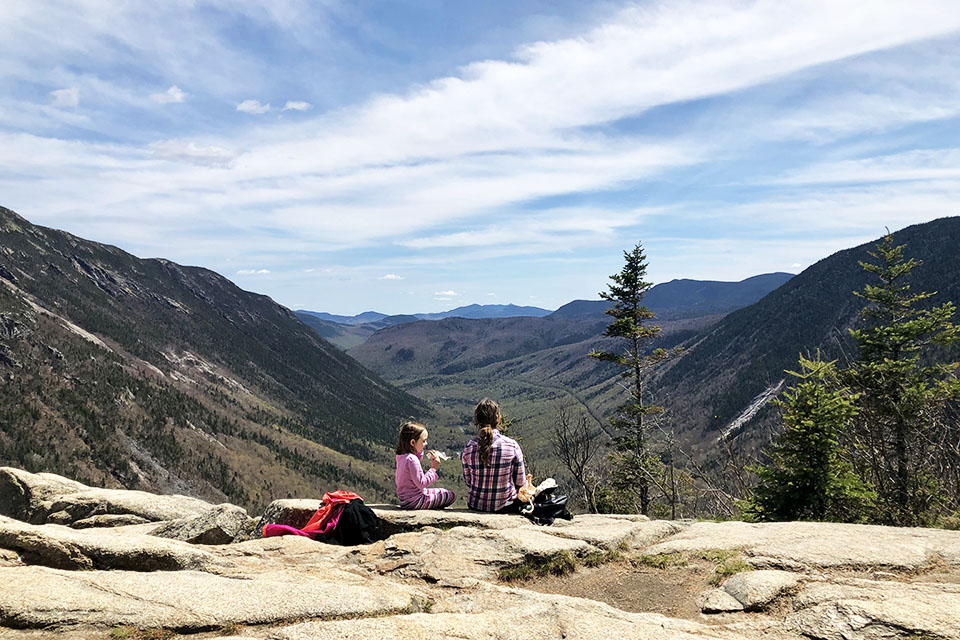 Hiking is just one of many things to do in the White Mountains region of New Hampshire, but it sure delivers great views!