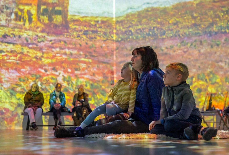 Enjoy some fine art at Monet: The Immersive Experience. Photo  courtesy of the event