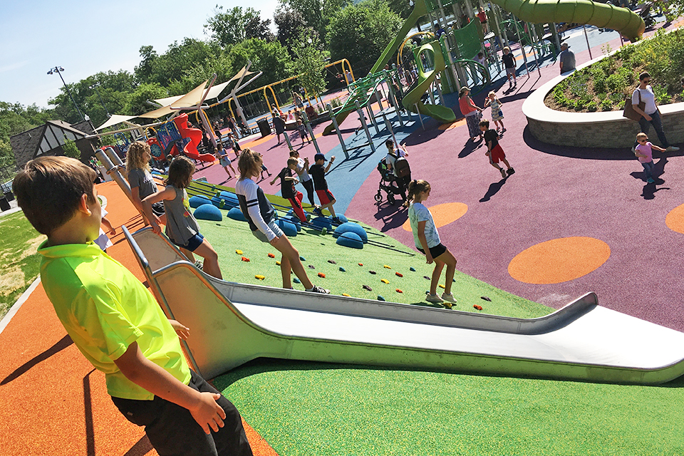 Verona Park's new look is colorful and fun.