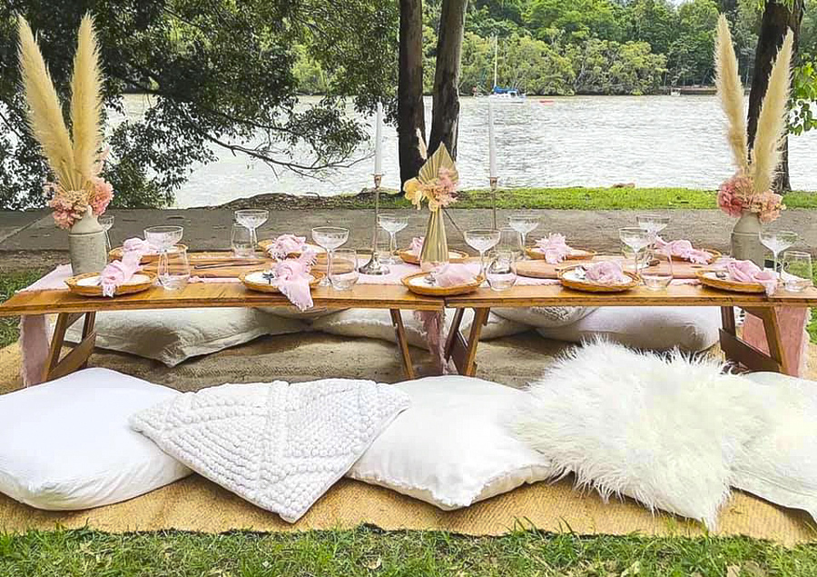 Image of picnic spread - Teen birthday parties in Boston