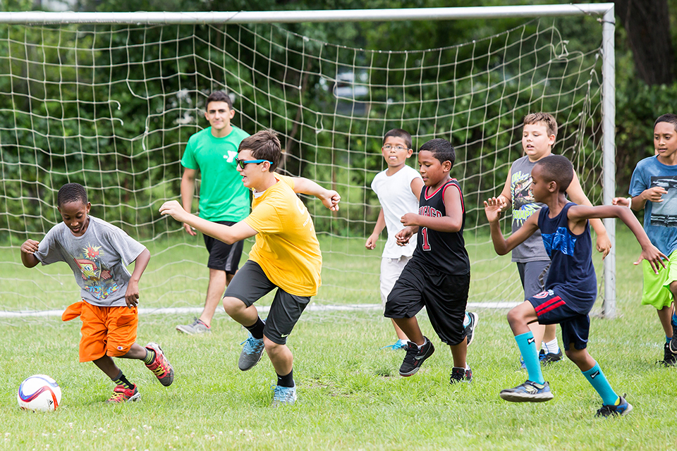 At Long Island's Y camps, campers build strong friendships. Photo courtesy of the YMCA