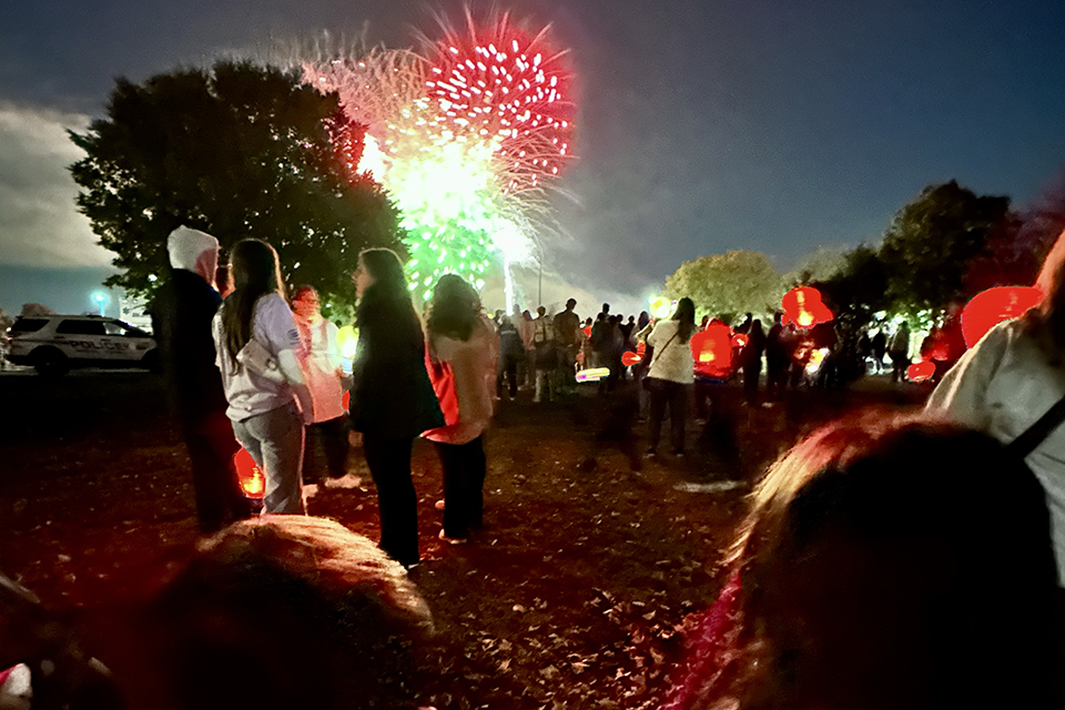 Celebrate the 4th of July at Fireworks over Eisenhower Park.Photo by the author