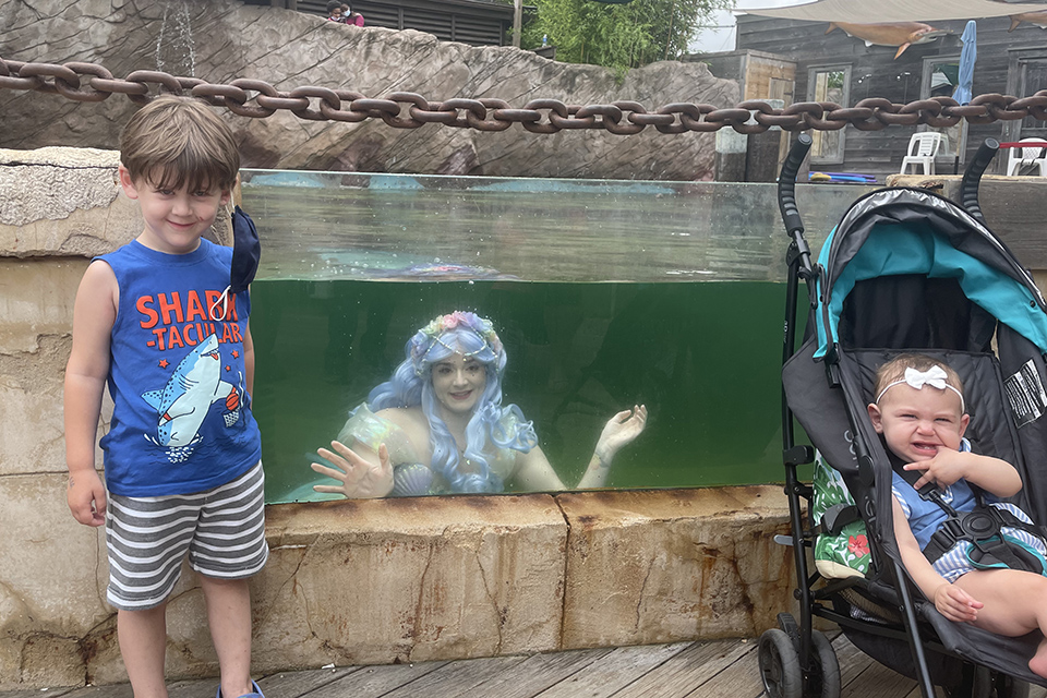 long Island Aquarium Mermaid Visit