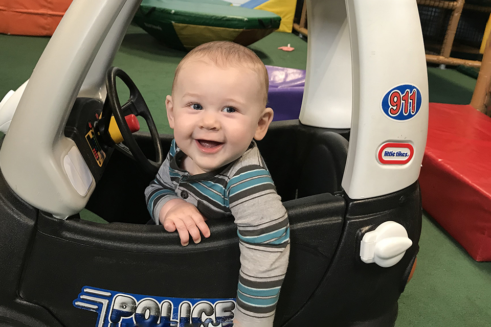 Once Upon a Treetop's  interactive city is designed for toddlers and preschoolers. Photo by Gina Massaro