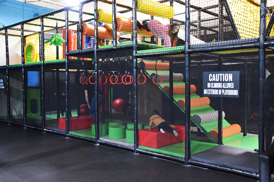 Xplore Commack indoor playground on Long Island: Xplore Commack's indoor play area