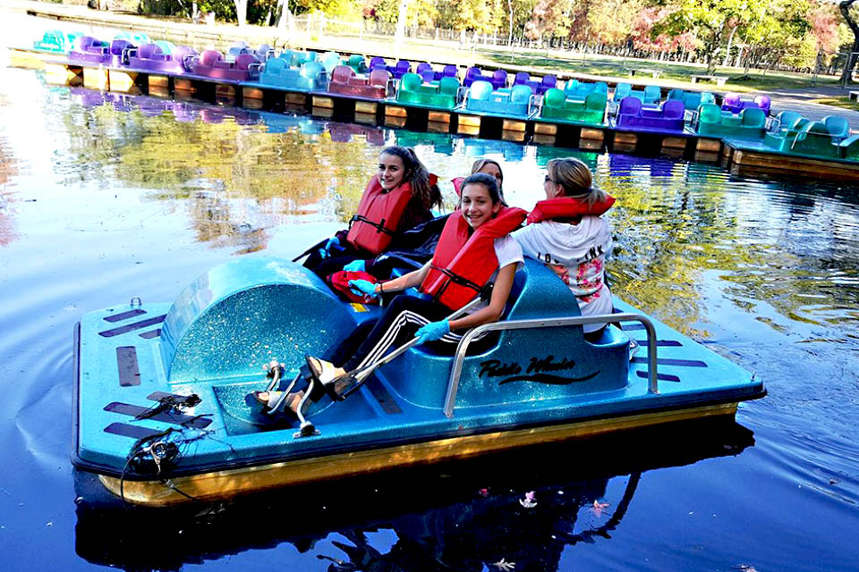 Enjoy a pedal-boat birthday party at Belmont Lake State Park. Photo courtesy of Belmont Lake State Park