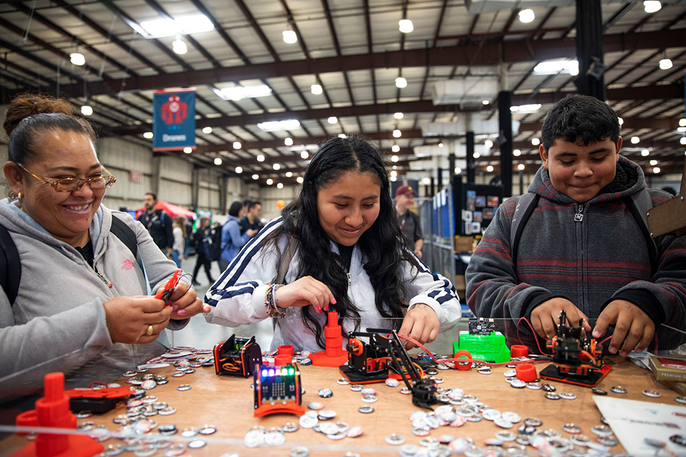The Eastern Long Island Mini Maker Faire is one of the largest gatherings of young inventors in the area. Photo courtesy of the faire