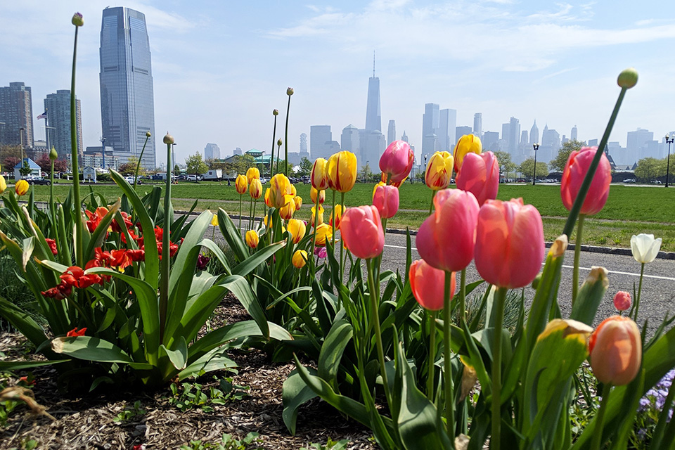 Enjoy the beauty and views at Liberty State Park, which offers a lovely destination in all seasons. Photo courtesy of the Park