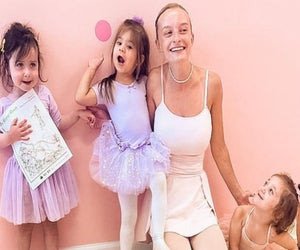 Preschool ballerinas learn the positions at the Tutu School Commack. Photo courtesy of the school