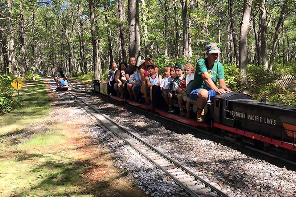 Indulge your child's love of trains at the Long Island Live Steamers' run day. Photo courtesy of the organization
