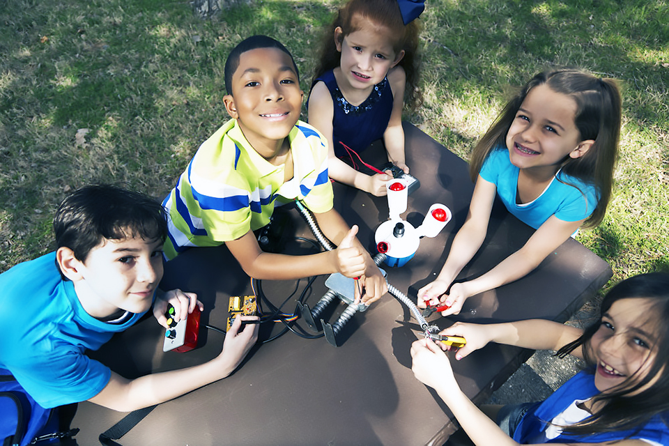 Tap into your child's creativity at the Long Island Science Center's maker space. Photo courtesy of  LISC