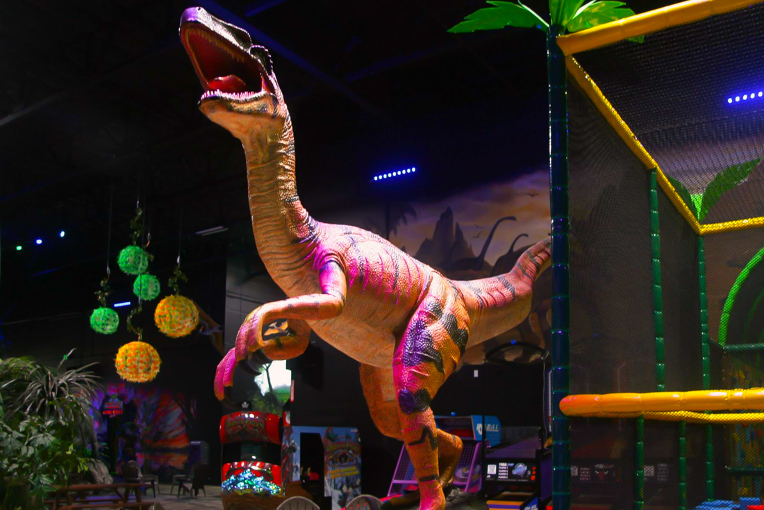 Indoor playground at Lost World's Adventures