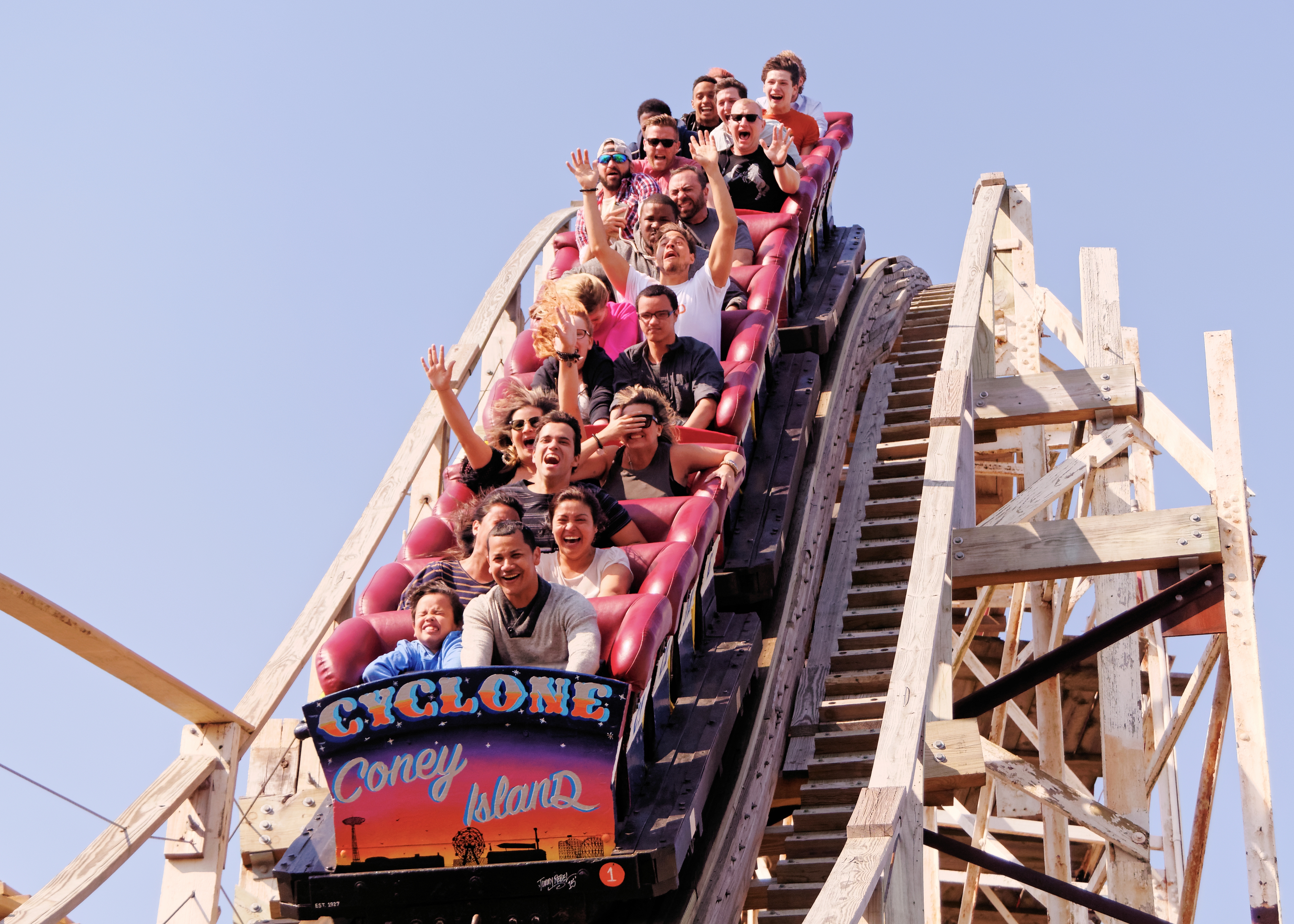 A ride on the Cyclone certainly makes for a memorable family-friendly outing. Photo courtesy of Luna Park