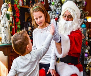 Make lasting holiday memories through a visit with Santa! Photo courtesy of Lyman Orchards
