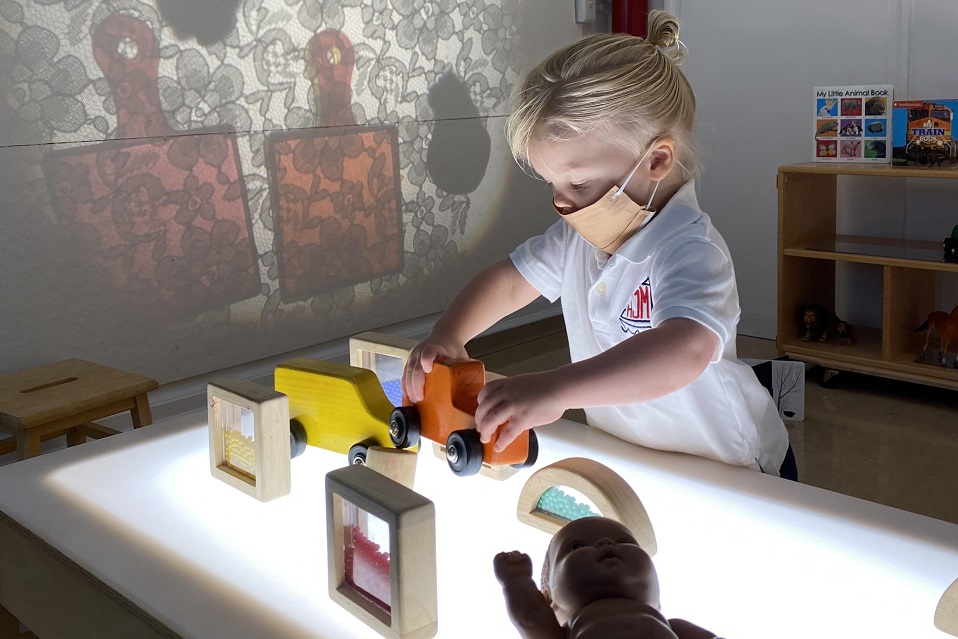 Madison Avenue Presbyterian's preschool follows a Reggio Emilia curriculum. Photo courtesy of the school