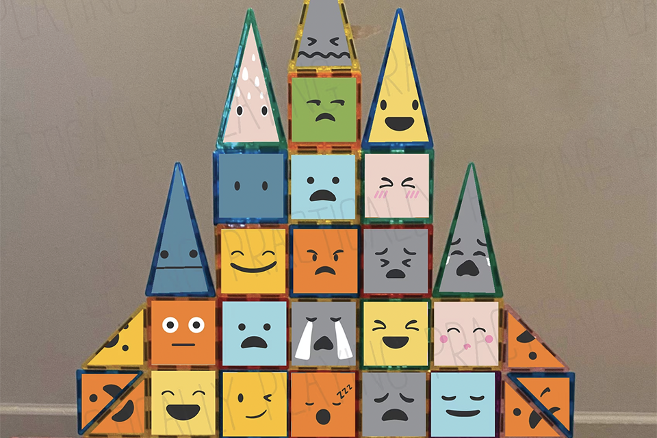 Magna-tile-stickers Magna-Tiles Games and Building Ideas for Kids