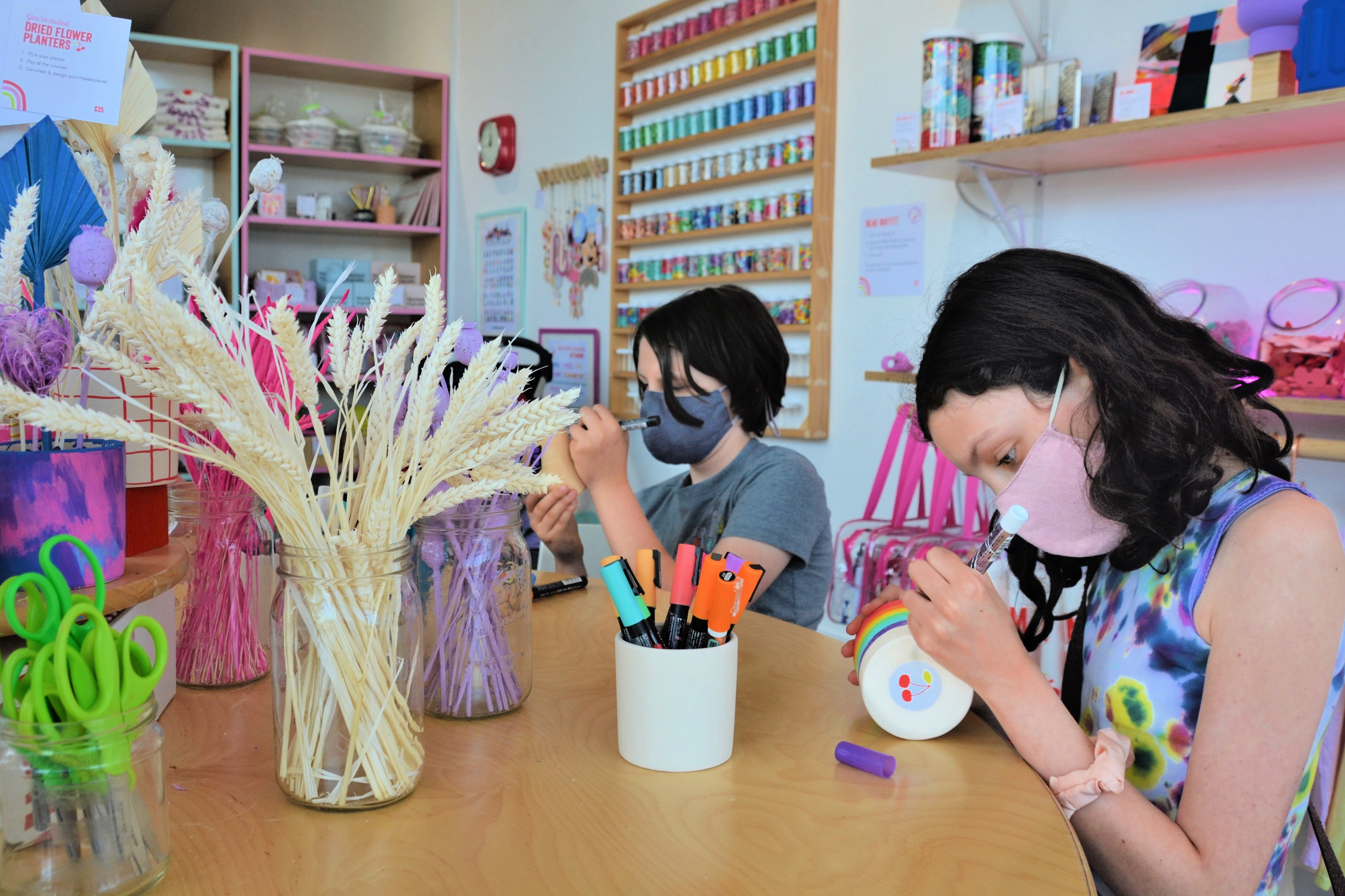 The Making Table is a big hit with kids of all ages.