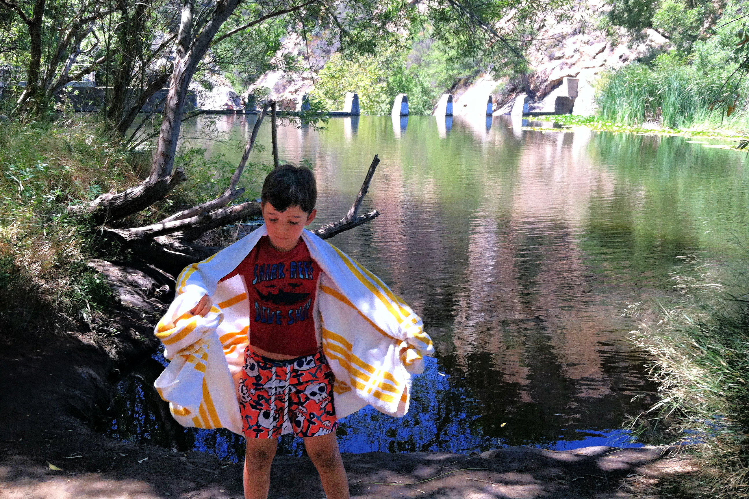 Go swimming at Malibu Creek State Park. Photo by Meghan Rose