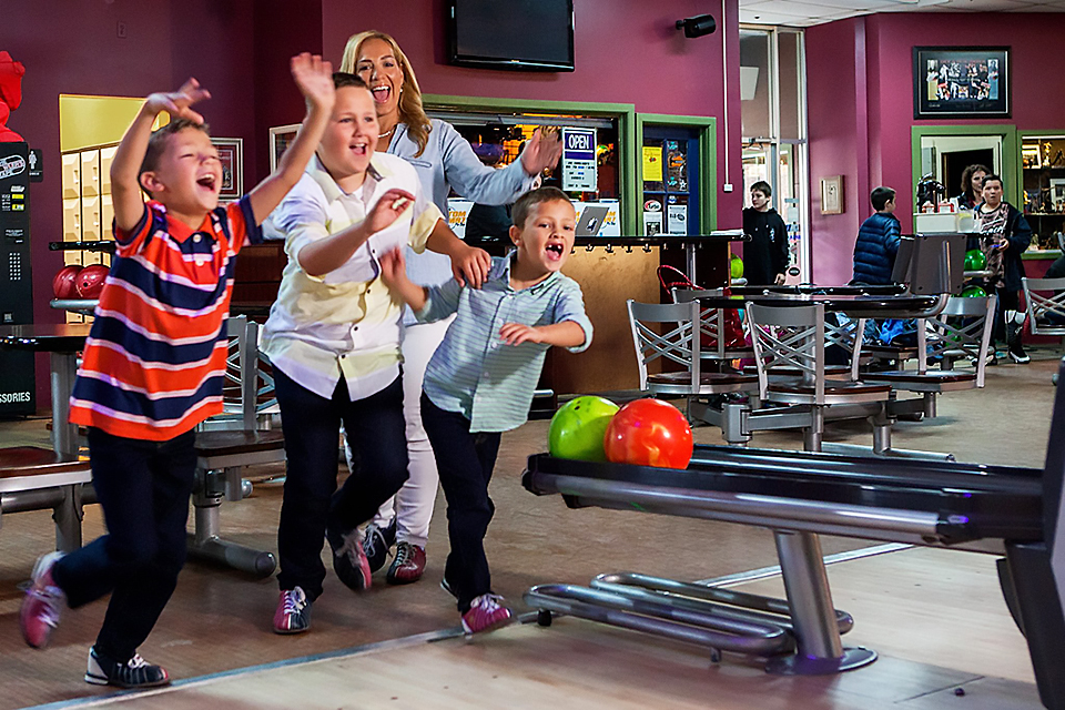 Maple Lanes offers free lessons, youth clinics, and, of course, cosmic bowling.