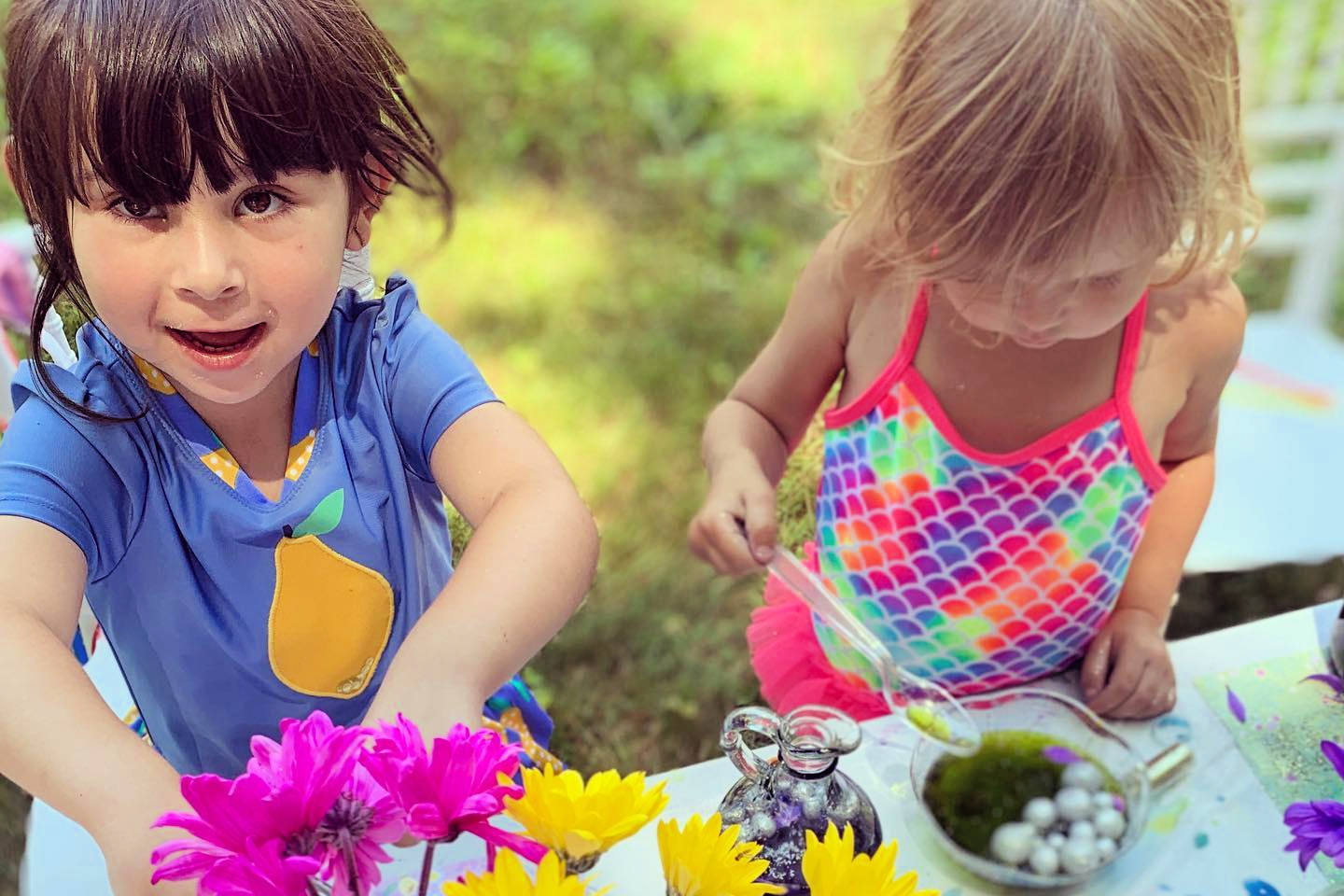 Groups of families can create their own backyard play-and-learn 