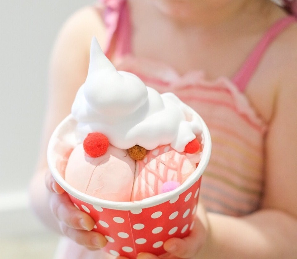 Slime ice cream?  It's a thing. Photo courtesy of Minni