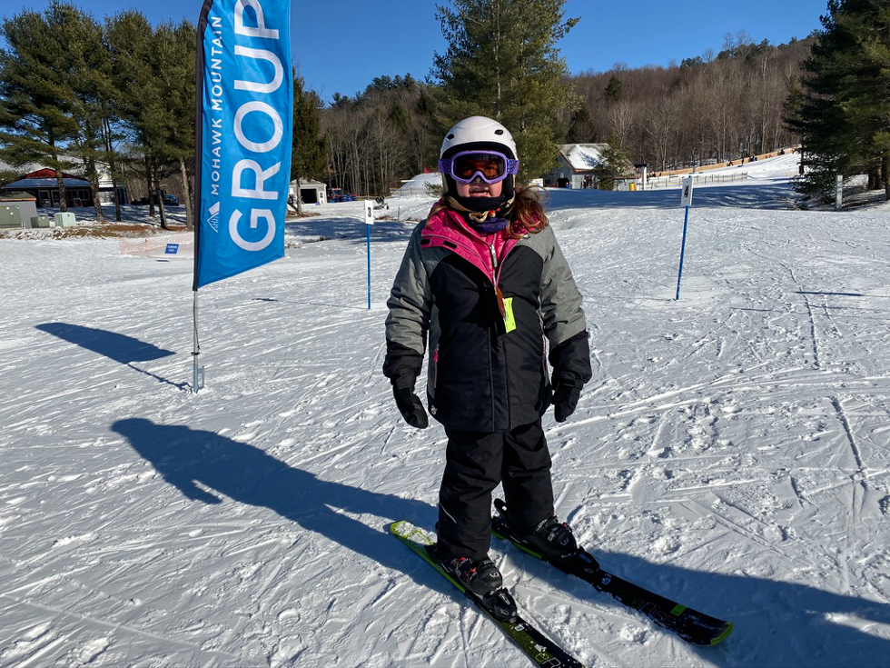 Kids can't get enough of the slopes at Mohawk Mountain. Photo courtesy of Ally Noel