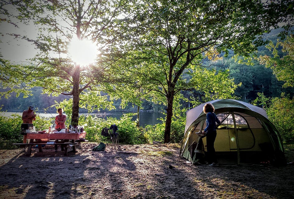 Mongaup Camp attracts plenty of families thanks to its lake-front location and friendly park rangers. Photo courtesy of the site