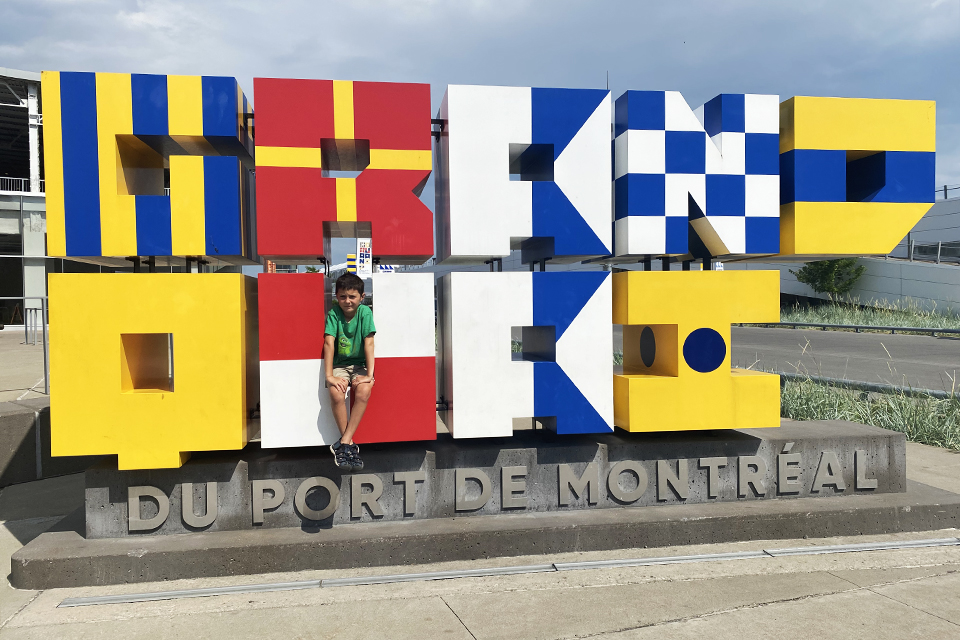 With tons of attractions, the Old Port of Montreal is a great first stop on a family trip to Montreal, Canada. 
