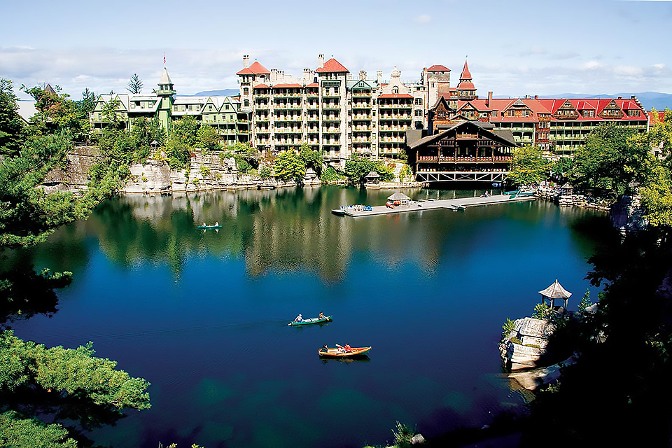 Family-friendly hotels in New York: National Historic Landmark Mohonk Mountain House is a family-friendly hotel